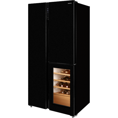 Холодильник HIBERG RFS-700DX NFGB inverter wine