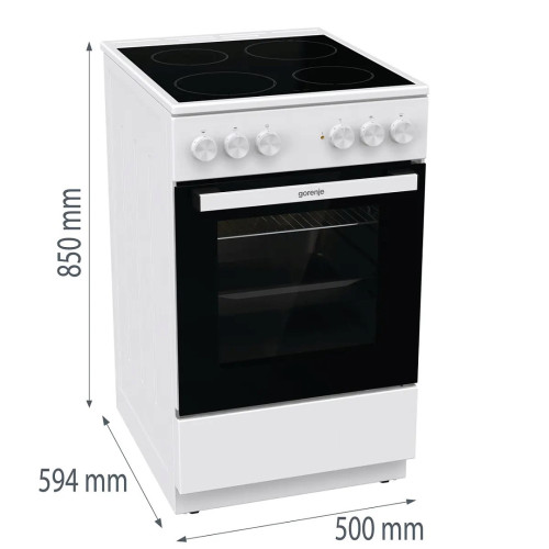 Плита GORENJE GEC5A21WG-B