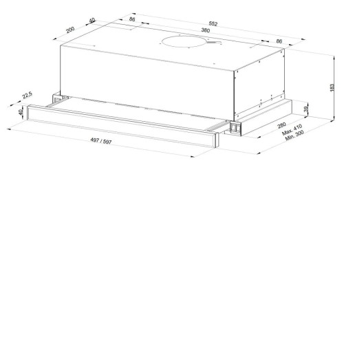 Вытяжка KUPPERSBERG SLIMLUX 60 BX