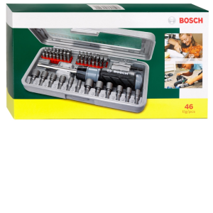 Набор бит и торцевых ключей BOSCH 46 шт (2.607.019.504)