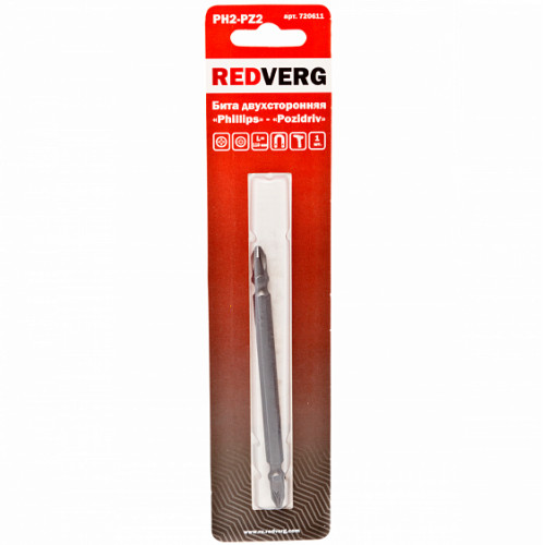 Бита Redverg PH2-Pz2 двусторонняя х110(720611)