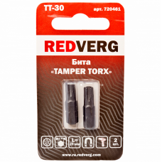 Бита Redverg Torx Tamper 30х25 (2шт.)(720461)
