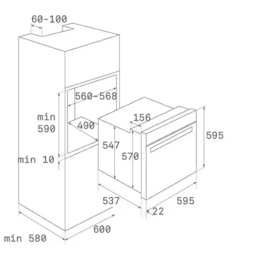 Духовой шкаф TEKA HLB 850 WHITE (41560295)