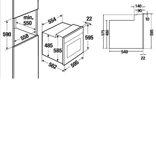 Духовой шкаф KUPPERSBUSCH eeb6550.8wx1