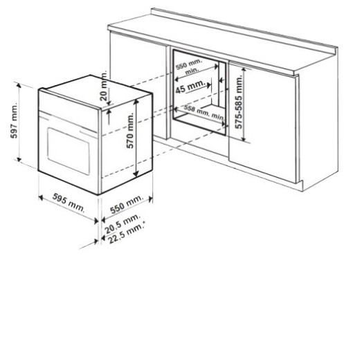 Духовой шкаф HOTPOINT-ARISTON OL 1038 LI RFH (DS)