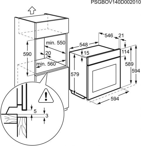 Духовой шкаф Electrolux OPEC 9553 X