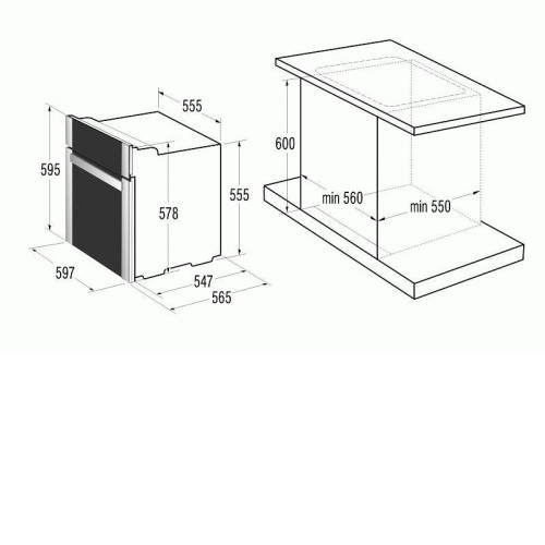 Духовой шкаф GORENJE bc 53 w