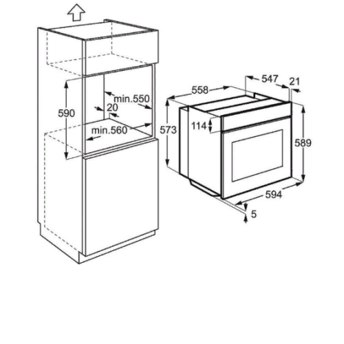 Духовой шкаф ELECTROLUX eol 5821 aox