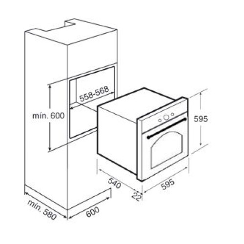 Духовой шкаф TEKA hr 750 bk