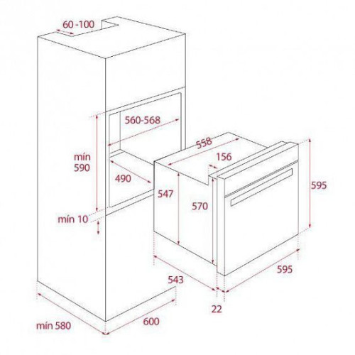 Духовой шкаф Teka HSB 740 G SS (111040001)
