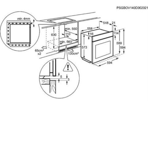 Духовой шкаф ELECTROLUX eog91102ak