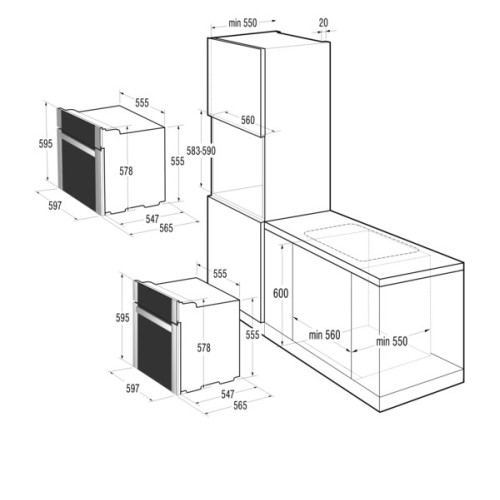 Духовой шкаф GORENJE bo 8 kr b