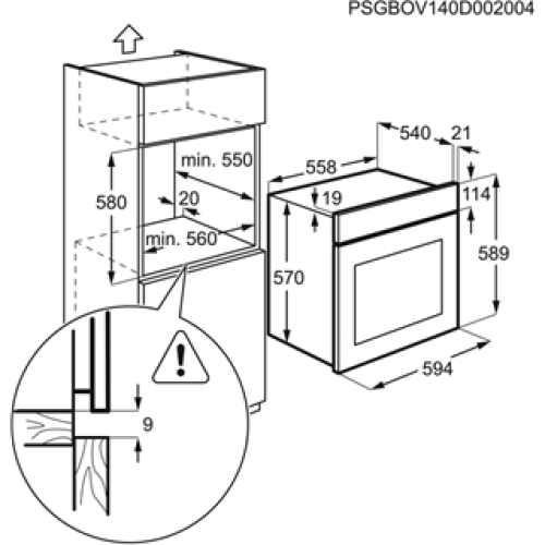 Духовой шкаф ELECTROLUX ezb52410ak