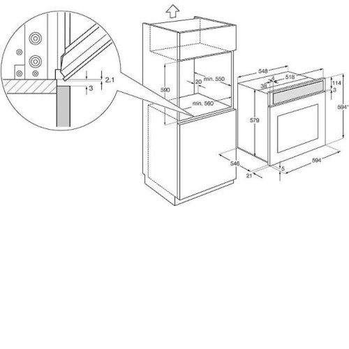 Духовой шкаф ELECTROLUX eoa 5751 aax