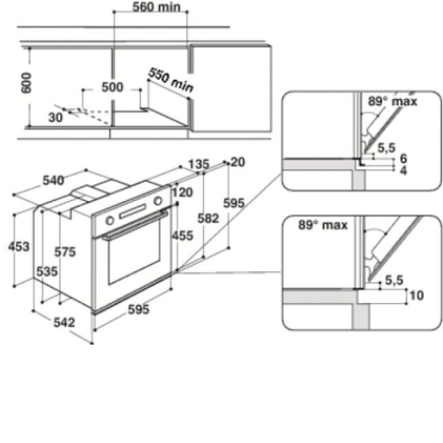 Духовой шкаф WHIRLPOOL akz6270/ix