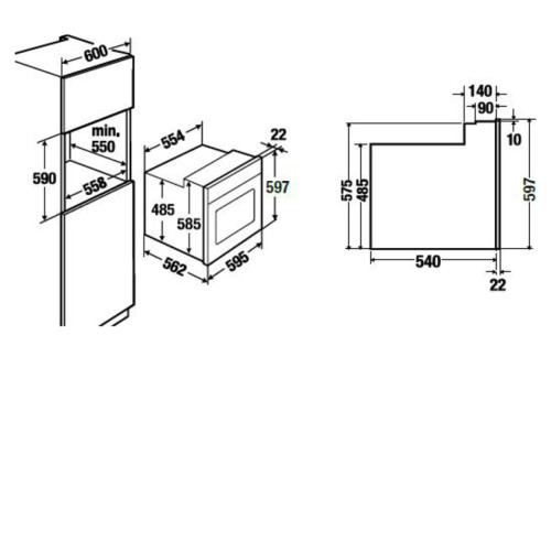Духовой шкаф KUPPERSBUSCH EEB 6551.0 WX4 Gold