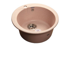 Кухонная мойка GRANFEST RONDO R-480 светло-розовый