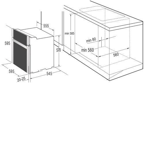 Духовой шкаф KORTING ogg 742 crsi