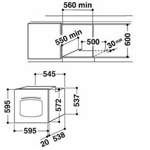 Духовой шкаф WHIRLPOOL akp 255/na
