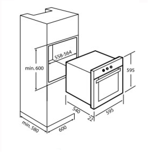 Духовой шкаф TEKA hr 550 anthracite b (41561013)