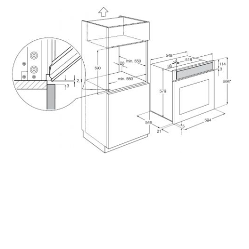 Духовой шкаф ELECTROLUX eoa 95751 bx