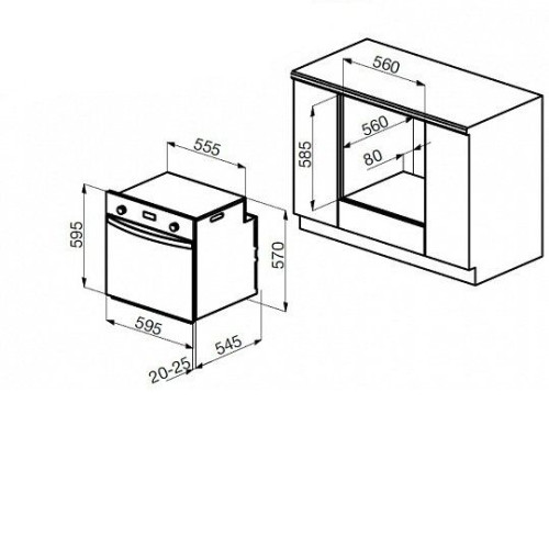 Духовой шкаф KORTING ogg 1052 crr