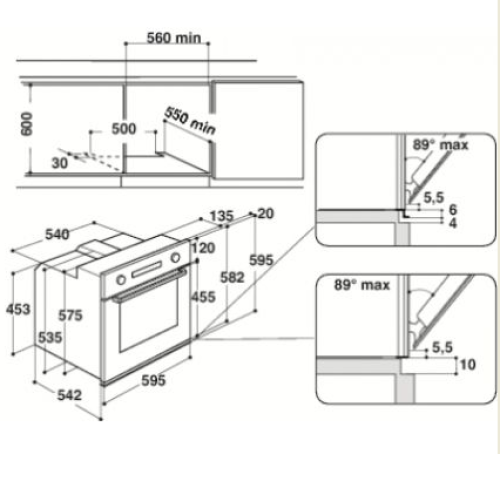 Духовой шкаф WHIRLPOOL akz 6230 ix