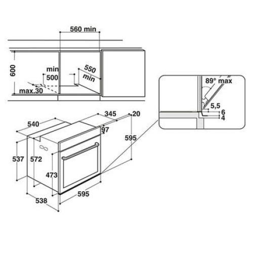 Духовой шкаф Whirlpool AKZ 9 6220 IX