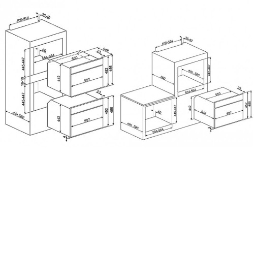 Духовой шкаф Smeg SF 4603 VCNR