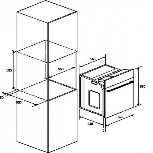 Духовой шкаф BELTRATTO fs 6570n