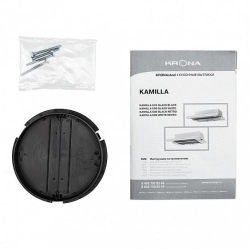 Встраиваемая вытяжка KRONASTEEL KAMILLA 600 BLACK RETRO