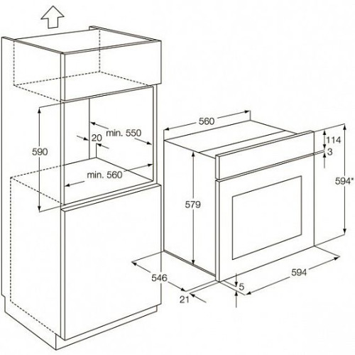 Духовой шкаф AEG bp 731462 cm