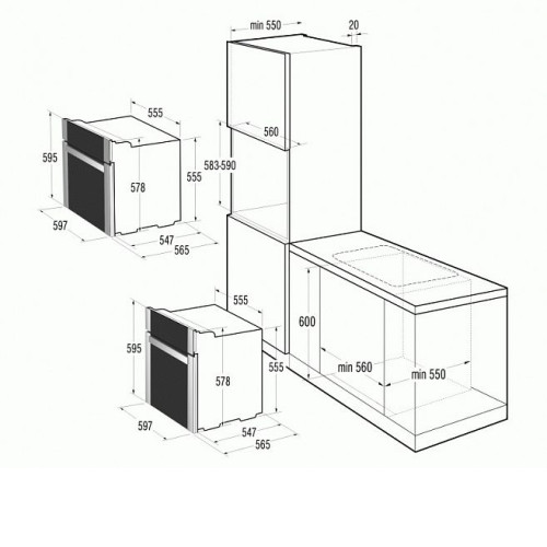 Духовой шкаф GORENJE bo 75 sy2b