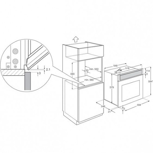Духовой шкаф ELECTROLUX eob 8851 aox