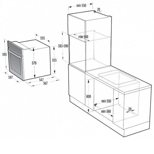 Духовой шкаф GORENJE BO 637 ORA B