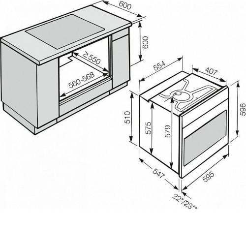Духовой шкаф MIELE H6160B EDST/CLST сталь CleanSteel