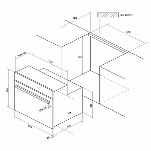Духовой шкаф KUPPERSBERG ho 663 b