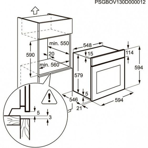 Духовой шкаф Electrolux EOB 95410 AX нержавеющая сталь