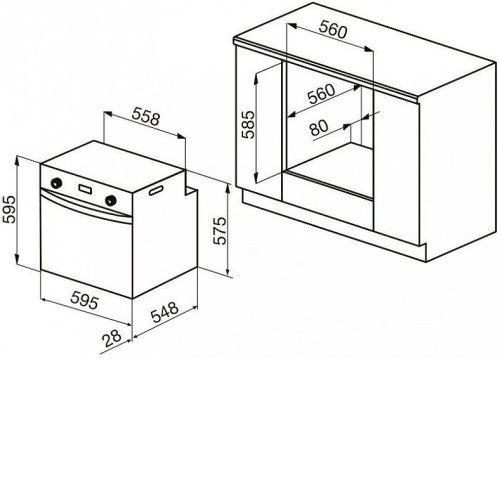 Духовой шкаф KORTING okb 9102 csx pro