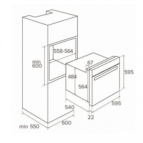 Духовой шкаф TEKA HO 725G BK (41590100)