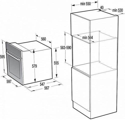 Духовой шкаф GORENJE BOP637ST