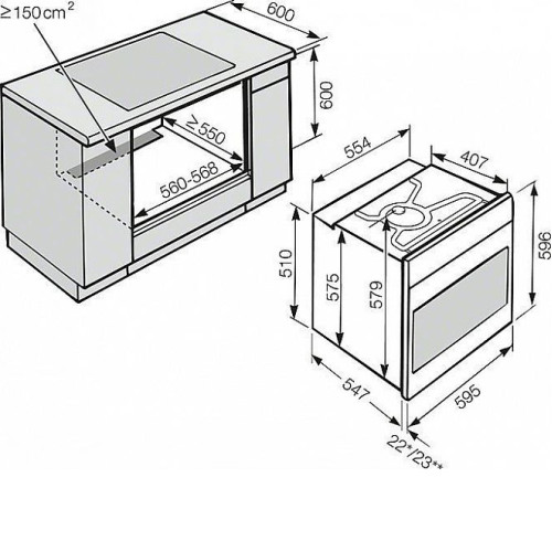 Духовой шкаф MIELE H 2265 BP Active EDST/CLST
