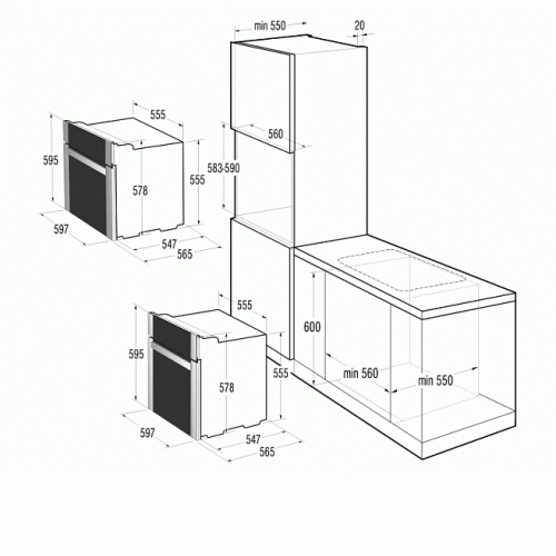 Духовой шкаф GORENJE bo 53 cl i