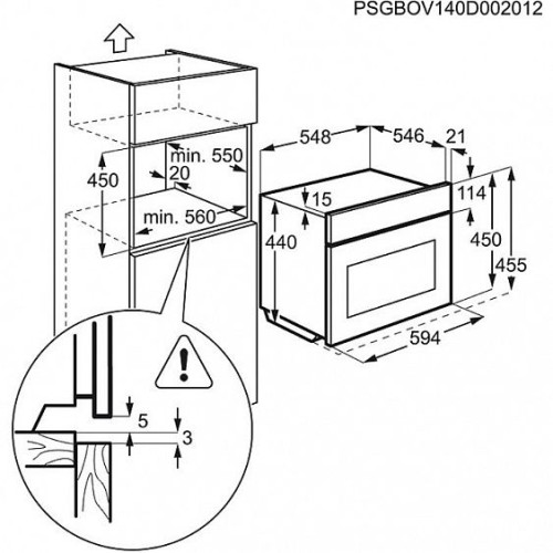 Духовой шкаф ELECTROLUX evk95840ax