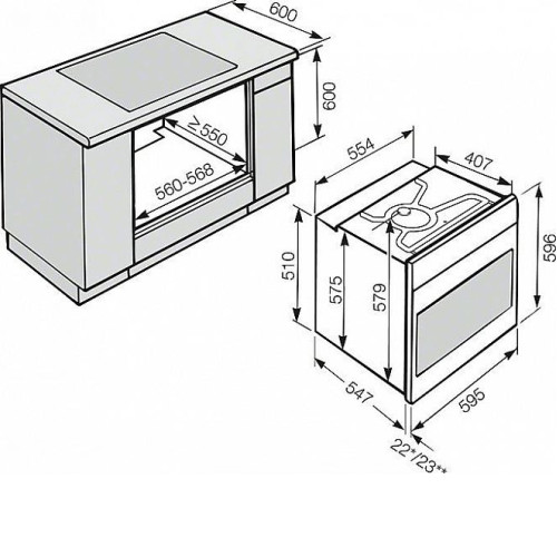 Духовой шкаф MIELE H 2265 B Active EDST/CLST