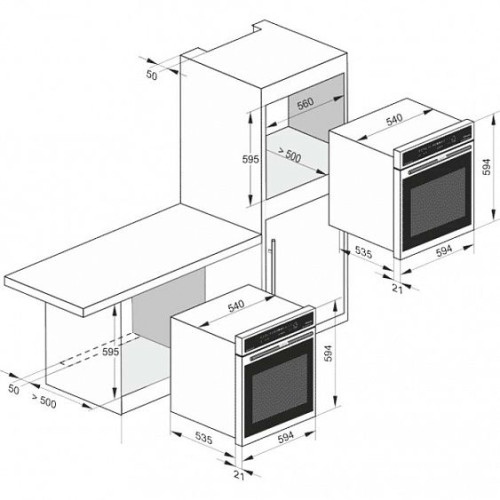 Встраиваемый газовый духовой шкаф KAISER EG 6345 ElfEm