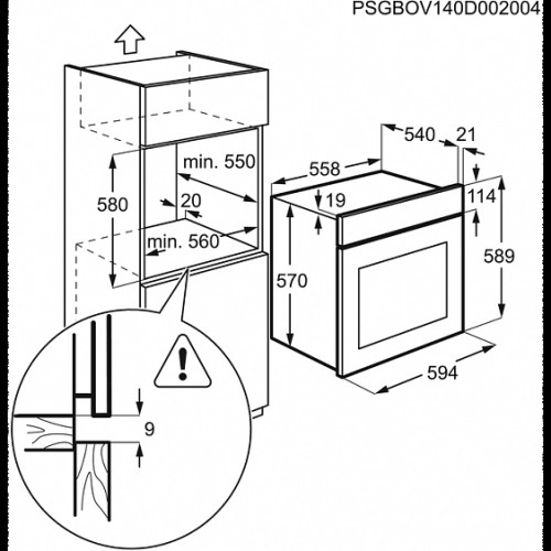 Духовой шкаф Electrolux OEF5E50Z