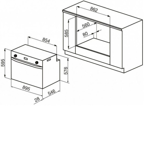 Духовой шкаф KORTING okb 5809 csx pro