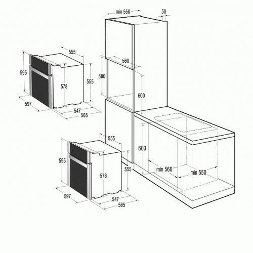 Духовой шкаф GORENJE bo6343ax