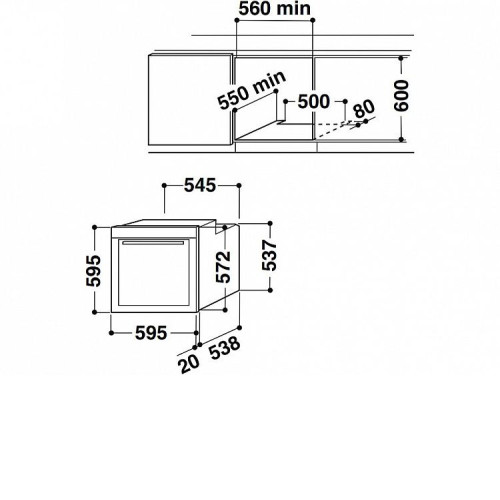 Духовой шкаф WHIRLPOOL akzm 775 ix